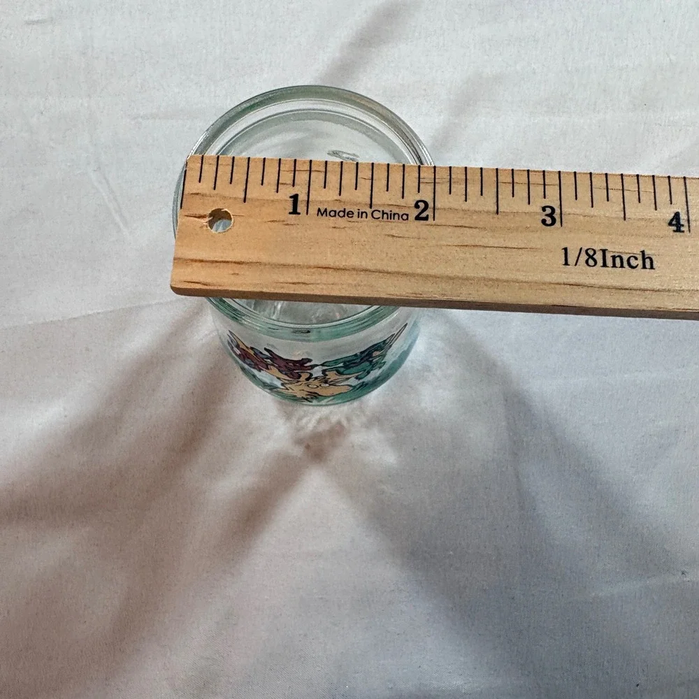 Welch's Dr Seuss Jelly Jar Glass 1996 Thidwick and Friends Vintage 4oz Tumbler